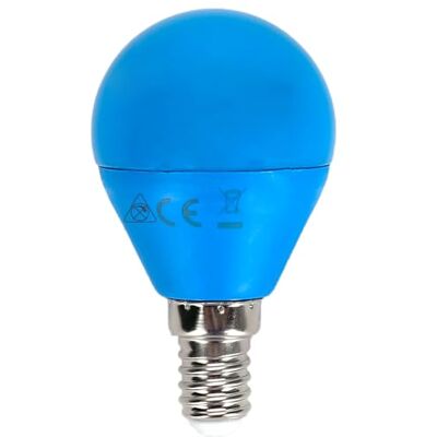 Blendend LED G45 blå E14 4W Blendend LED G45 blå E14 4W