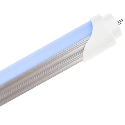 VoltShine T8 LED-rör 1 200 mm 17 W blå anslutning en sida för effektiv belysning och personlig dekoration. VoltShine T8 LED-rör 1 200 mm 17 W blå anslutning en sida för effektiv belysning och personlig dekoration.