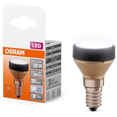 OSRAM Flat Lamp, ultra-kompakt och platt LED-lampa med E27-sockel, ersätter traditionella 28W glödlampor, kallvit (4000K), ekonomisk med 3.5W förbrukning, ej dimbar, 6-pack OSRAM Flat Lamp, ultra-kompakt och platt LED-lampa med E27-sockel, ersätter traditionella 28W glödlampor, kallvit (4000K), ekonomisk med 3.5W förbrukning, ej dimbar, 6-pack