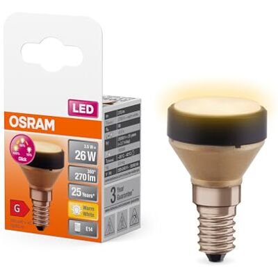 OSRAM Flat Lamp, ultra-kompakt och platt LED-lampa med E27-sockel, ersätter traditionella 26W glödlampor, varmvit (2700K), ekonomisk med 3.5W förbrukning, 3-stegs dimbar via väggströmbrytare, 6-pack OSRAM Flat Lamp, ultra-kompakt och platt LED-lampa med E27-sockel, ersätter traditionella 26W glödlampor, varmvit (2700K), ekonomisk med 3.5W förbrukning, 3-stegs dimbar via väggströmbrytare, 6-pack