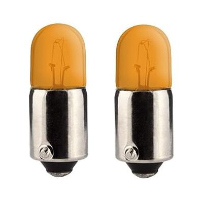 cyclingcolors 2 x glödlampa BA9S 4 W 24 V orange glödlampa bil motorcykel moped roller traktor lastbil skåpbil cyclingcolors 2 x glödlampa BA9S 4 W 24 V orange glödlampa bil motorcykel moped roller traktor lastbil skåpbil