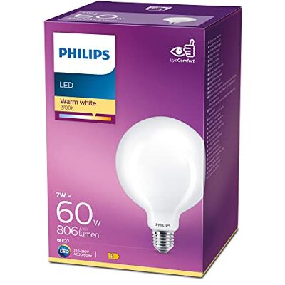 Philips LED classic 60W E27 WW G120 FR ND SRT4 Philips LED classic 60W E27 WW G120 FR ND SRT4