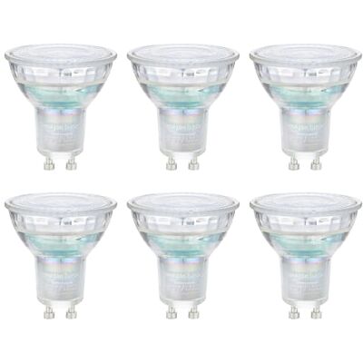 Amazon Basics GU10-LED-spotlight, professionell, 3,7 W (motsvarande 35 W), kallvit, dimbar (6 stycken) Amazon Basics GU10-LED-spotlight, professionell, 3,7 W (motsvarande 35 W), kallvit, dimbar (6 stycken)