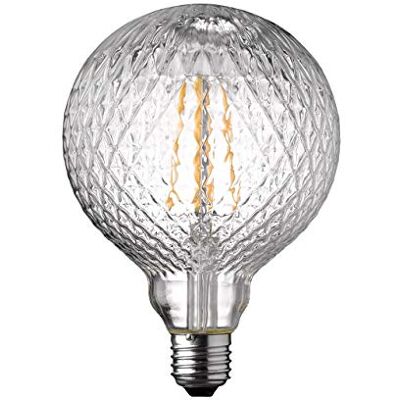 WOFI Glödlampa: glas, E27, 4 W, transparent, 12,5 x 12,5 x 17,5 cm WOFI Glödlampa: glas, E27, 4 W, transparent, 12,5 x 12,5 x 17,5 cm