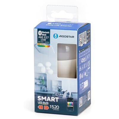 Blendend Bluetooth Mesh A60 E27 15W RGB + CCT Blendend Bluetooth Mesh A60 E27 15W RGB + CCT