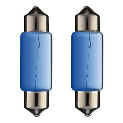 cyclingcolors 2 x glödlampa SV8.5 5 W 10 x 36 24 V blå glödlampa bil motorcykel moped roller traktor lastbil skåpbil cyclingcolors 2 x glödlampa SV8.5 5 W 10 x 36 24 V blå glödlampa bil motorcykel moped roller traktor lastbil skåpbil