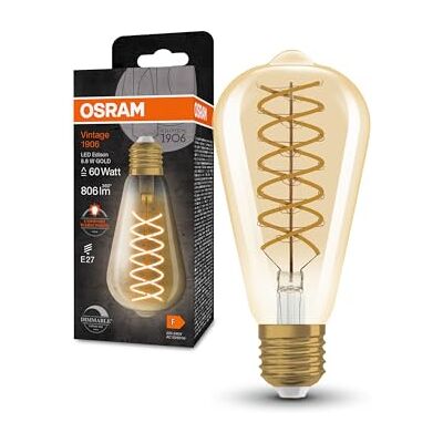 OSRAM Guld Vintage LED-glödlampa E27 - Glödlampa OSRAM Guld Vintage LED-glödlampa E27 - Glödlampa