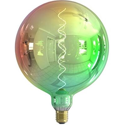 CALEX Colors Kalmar – metallisk opal – LED-lampa – Ø 200 mm – dimbar – E27-sockel – 4 W 2000 K 40 lm – energiklass B CALEX Colors Kalmar – metallisk opal – LED-lampa – Ø 200 mm – dimbar – E27-sockel – 4 W 2000 K 40 lm – energiklass B