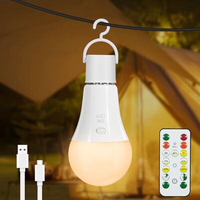 Dehobo Glödlampa med batteri E27 uppladdningsbar glödlampa med fjärrkontroll – 7 W uppladdningsbar laddning camping lampa 3 färger dimbar – batterilampa med timing-funktion med knapp, utomhu 1 Dehobo Glödlampa med batteri E27 uppladdningsbar glödlampa med fjärrkontroll – 7 W uppladdningsbar laddning camping lampa 3 färger dimbar – batterilampa med timing-funktion med knapp, utomhu 1