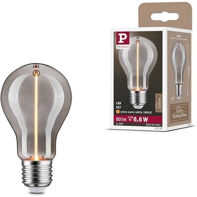 Paulmann 29181 Floating Shine Standard 230 V LED Päronlampa E27 60 lm 2,2 W 1800 K Rökfärgat glas Ljuskälla Paulmann 29181 Floating Shine Standard 230 V LED Päronlampa E27 60 lm 2,2 W 1800 K Rökfärgat glas Ljuskälla
