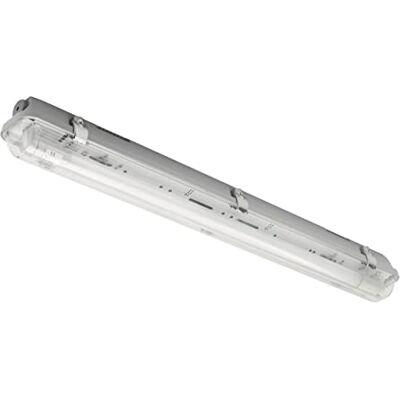 AIRAM Generic IP65 1x9W/840 PCC GR allmänbelysning 670x75x74mm T8 G13 LED 25.000 tim. grå AIRAM Generic IP65 1x9W/840 PCC GR allmänbelysning 670x75x74mm T8 G13 LED 25.000 tim. grå