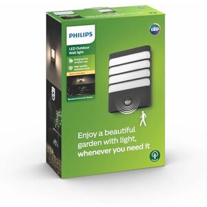 Philips myGarden 172749316 Raccoon LED vägglampa, antracit, rörelsedetektor Philips myGarden 172749316 Raccoon LED vägglampa, antracit, rörelsedetektor