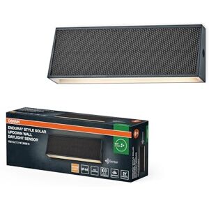 OSRAM ENDURA STYLE SOLAR BRIGHT DAYLIGHT SENSOR Wall Updown IP54 Dark Grey OSRAM ENDURA STYLE SOLAR BRIGHT DAYLIGHT SENSOR Wall Updown IP54 Dark Grey
