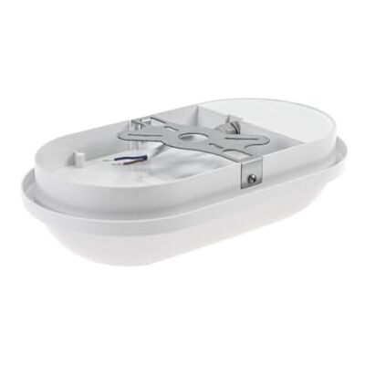 WatioWave Oval LED-applikation med sensor 20 W 4 000 K 1850 lm IP54 WatioWave Oval LED-applikation med sensor 20 W 4 000 K 1850 lm IP54
