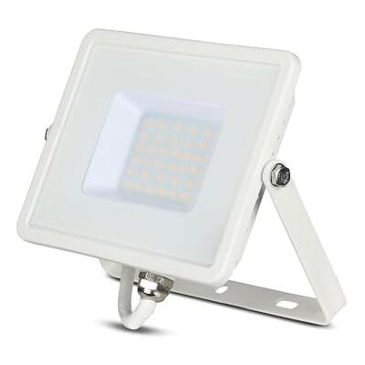 V-TAC Vit IP65 chip LED-projektor Samsung 30 W naturlig vit ljusfärg V-TAC Vit IP65 chip LED-projektor Samsung 30 W naturlig vit ljusfärg