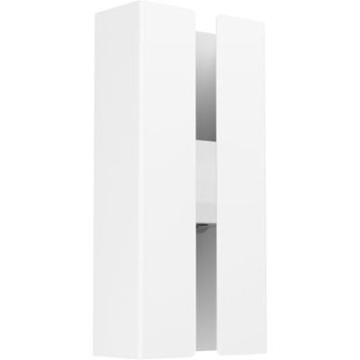 EGLO Briscola LED-vägglampa för utomhus, väggmonterad utomhuslampa med DIP-switch, av vit metall, varmvitt, neutralvitt och kallvitt ljus, IP44 EGLO Briscola LED-vägglampa för utomhus, väggmonterad utomhuslampa med DIP-switch, av vit metall, varmvitt, neutralvitt och kallvitt ljus, IP44