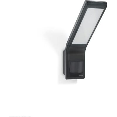 Steinel LED-strålkastare XLED Slim antracit, 7,2 W, 648 lm, LED-vägglampa, 160° rörelsedetektor, 8 m räckvidd Steinel LED-strålkastare XLED Slim antracit, 7,2 W, 648 lm, LED-vägglampa, 160° rörelsedetektor, 8 m räckvidd