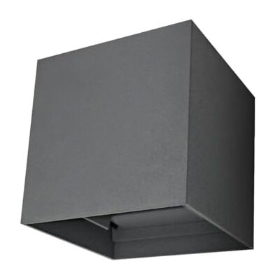 Brightium Luxe Cube Grey LED-vägglampa IP54 6W.N, perfekt för belysning inomhus och utomhus. Den moderna och eleganta designen ger stil och funktionalitet med effektiv belysning. Brightium Luxe Cube Grey LED-vägglampa IP54 6W.N, perfekt för belysning inomhus och utomhus. Den moderna och eleganta designen ger stil och funktionalitet med effektiv belysning.