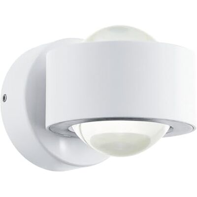 EGLO Treviolo IP44 utomhus LED-vägglampa vit/klar längd 9 cm höjd 8,5 cm djup 12 cm EGLO Treviolo IP44 utomhus LED-vägglampa vit/klar längd 9 cm höjd 8,5 cm djup 12 cm