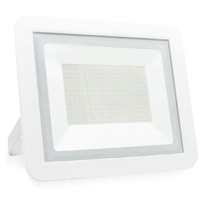 Brightium 200 W platt vit LED-projektor, kallt ljus, perfekt för utomhus- och evenemangsbelysning. Brightium 200 W platt vit LED-projektor, kallt ljus, perfekt för utomhus- och evenemangsbelysning.