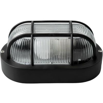 Brightium Svart oval vägglampa IP54 E27 Max 40W: elegant och mångsidig, perfekt för inomhus och utomhus. Vattentät, ger en modern och mysig touch till alla hörn av ditt hem. Brightium Svart oval vägglampa IP54 E27 Max 40W: elegant och mångsidig, perfekt för inomhus och utomhus. Vattentät, ger en modern och mysig touch till alla hörn av ditt hem.