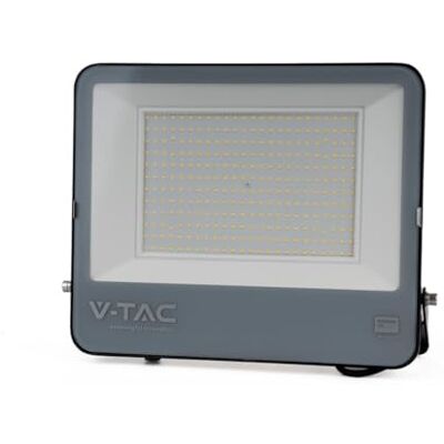 V-TAC LED-strålkastare – svart hölje – Samsung – IP65 vattentät – svart + grått glas – 200 W – 17540 lumen – 6500 K V-TAC LED-strålkastare – svart hölje – Samsung – IP65 vattentät – svart + grått glas – 200 W – 17540 lumen – 6500 K