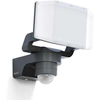 Steinel LED strålkastare utomhus XLED PRO Expanse S antracit, 240°/12 m rörelsesensor, panoramastrålkastare, LED-panel helt svängbar, 14,3 W, 3000 K, IP54 Steinel LED strålkastare utomhus XLED PRO Expanse S antracit, 240°/12 m rörelsesensor, panoramastrålkastare, LED-panel helt svängbar, 14,3 W, 3000 K, IP54