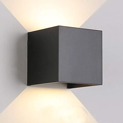 TVGO _7W Utomhus Lampa, 10 x 10 x 10 cm, Svart TVGO _7W Utomhus Lampa, 10 x 10 x 10 cm, Svart