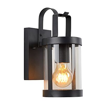 LUCIDE Lindelo LED Vägglykta, 60 W, Svart, 11,5 x 26,3 cm LUCIDE Lindelo LED Vägglykta, 60 W, Svart, 11,5 x 26,3 cm