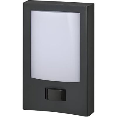 LEDVANCE ENDURA STYLE ENTRANCE Außenbeleuchtung, 13 W, 900 lm, ingångshöjd, dunkelgrau, rörelsedetektor, taggsljussensor, IP44 skyddsklass, 3 000 K Farbtemperatur, warmweise Lichtfarbe LEDVANCE ENDURA STYLE ENTRANCE Außenbeleuchtung, 13 W, 900 lm, ingångshöjd, dunkelgrau, rörelsedetektor, taggsljussensor, IP44 skyddsklass, 3 000 K Farbtemperatur, warmweise Lichtfarbe