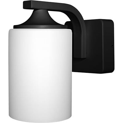 OSRAM ENDURA Classic vägglampa, svart, E27, IP43, aluminiumhus, glasdiffusor, lämplig för utomhusbruk, utan glödlampa OSRAM ENDURA Classic vägglampa, svart, E27, IP43, aluminiumhus, glasdiffusor, lämplig för utomhusbruk, utan glödlampa