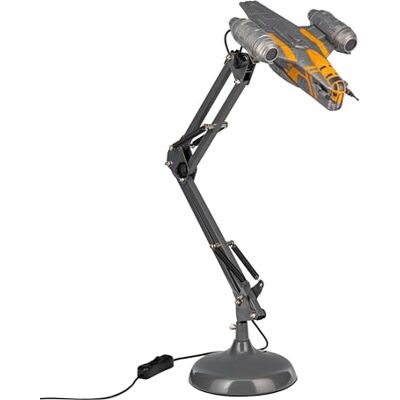 Paladone Star Wars rakhyvel vapen möjlig skrivbord – justerbar LED-rymdskepp – USB-driven mandalorian skrivbord Paladone Star Wars rakhyvel vapen möjlig skrivbord – justerbar LED-rymdskepp – USB-driven mandalorian skrivbord