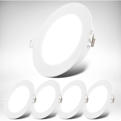 B.K.LICHT - Inbyggnadsspotlights för tak - Sats med 5 B.K.LICHT - Inbyggnadsspotlights för tak - Sats med 5