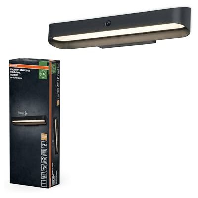 OSRAM ENDURA Style USB volt oval sensor IP54 mörkgrå OSRAM ENDURA Style USB volt oval sensor IP54 mörkgrå