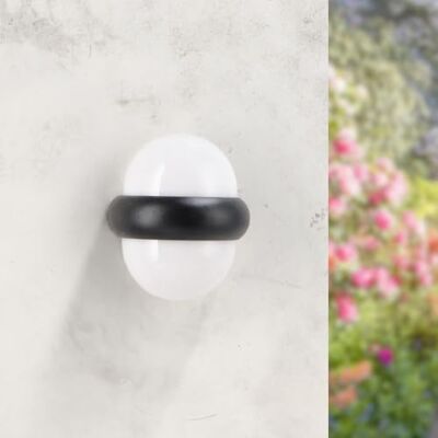 M Ledme LED-vägglampa Globe 10 W, varmvit 3 000 K, 920 lm, 180° belysningsvinkel, IP54-vattentät, idealisk för utomhusbelysning för trädgård, terrass, uteplats eller fasad M Ledme LED-vägglampa Globe 10 W, varmvit 3 000 K, 920 lm, 180° belysningsvinkel, IP54-vattentät, idealisk för utomhusbelysning för trädgård, terrass, uteplats eller fasad