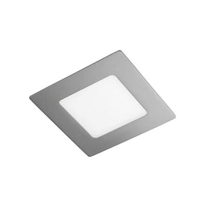 CristalRecord 02-107-06-181 – Downlight LED-strålkastare, extremt platt, kvadratisk, 6 W, neutralt ljus, 4 000 ° K, grå CristalRecord 02-107-06-181 – Downlight LED-strålkastare, extremt platt, kvadratisk, 6 W, neutralt ljus, 4 000 ° K, grå