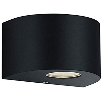 RL LIVE YOUR LIGHT Reality lampor LED utomhus vägglampa Rosario R28232632, svart plast inkl. 2 x 2 watt LED, Up och Down belysning med mallar RL LIVE YOUR LIGHT Reality lampor LED utomhus vägglampa Rosario R28232632, svart plast inkl. 2 x 2 watt LED, Up och Down belysning med mallar