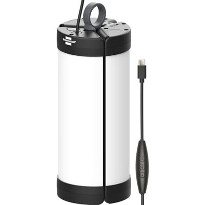 Brennenstuhl LED förtältlampa VL 500 (häng- och golvlampa, 550lm, 5m USB C kabel med strömbrytare, IP54, dimbar, campinglampa med färgtemperaturnivåer 2700K-6500K) Brennenstuhl LED förtältlampa VL 500 (häng- och golvlampa, 550lm, 5m USB C kabel med strömbrytare, IP54, dimbar, campinglampa med färgtemperaturnivåer 2700K-6500K)