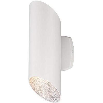 Temara 611140ATE dimbar LED-vägglampa för utomhusbruk, strålar upp och ner, vit finish Temara 611140ATE dimbar LED-vägglampa för utomhusbruk, strålar upp och ner, vit finish