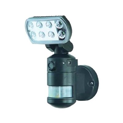 Media Express LED-vägglampa för utomhusbruk, skyddstyp IP44, (rörelsedetektor, dämparljus, självständig kamera med MicroSD (2 GB)) Media Express LED-vägglampa för utomhusbruk, skyddstyp IP44, (rörelsedetektor, dämparljus, självständig kamera med MicroSD (2 GB))