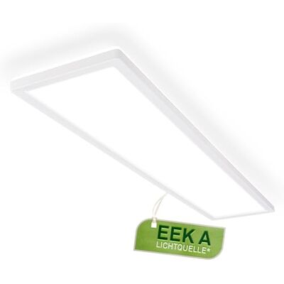 BRILONER LED-taklampa 98 cm, CEE A ljuskälla, 21 W, 4 800 lm, extra platt design, indirekt ljus, modern ljuspanel, belysning vardagsrum, kök, sovrum, hall, 98 x 20 x 3 cm, vit BRILONER LED-taklampa 98 cm, CEE A ljuskälla, 21 W, 4 800 lm, extra platt design, indirekt ljus, modern ljuspanel, belysning vardagsrum, kök, sovrum, hall, 98 x 20 x 3 cm, vit