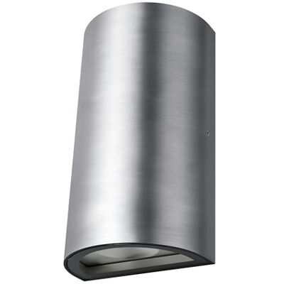 OSRAM LED utomhusvägglampa, 3000K, UpDown vägglampa, 1050lm, 12W, aluminium, IP44, IK03, bredstråle, med monteringstillbehör OSRAM LED utomhusvägglampa, 3000K, UpDown vägglampa, 1050lm, 12W, aluminium, IP44, IK03, bredstråle, med monteringstillbehör