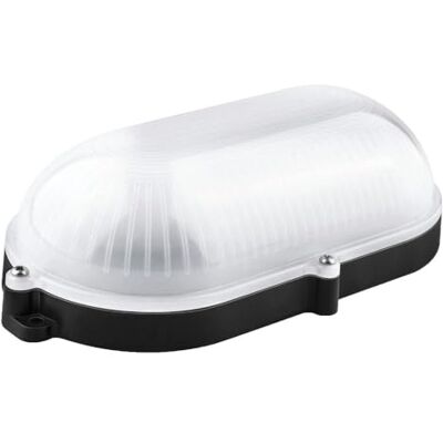 Brightium Svart oval LED-lampa, perfekt för utomhusbruk. IP65-klassad och 9W effekt ger den ett neutralt ljus som framhäver alla utrymmen. Effektivitet och stil i en och samma produkt. Brightium Svart oval LED-lampa, perfekt för utomhusbruk. IP65-klassad och 9W effekt ger den ett neutralt ljus som framhäver alla utrymmen. Effektivitet och stil i en och samma produkt.