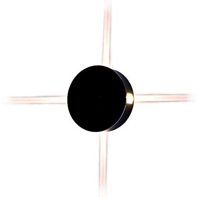 V-TAC VT-706 4W LED vägg ljus dag vit 4000K IP65 Svart Kropp Rund V-TAC VT-706 4W LED vägg ljus dag vit 4000K IP65 Svart Kropp Rund
