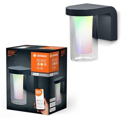 LEDVANCE Smart trädgårdsarmatur LED: för vägg, SMART+ CASCADE MULTICOLOR / 10 W, 220...240 V, Varmvitt, 3000 K, material: aluminium, IP44, förpackning med 1 st. LEDVANCE Smart trädgårdsarmatur LED: för vägg, SMART+ CASCADE MULTICOLOR / 10 W, 220...240 V, Varmvitt, 3000 K, material: aluminium, IP44, förpackning med 1 st.