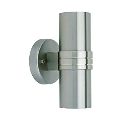 Brilliant Hanni vägglampa rostfritt stål G96230/82 Brilliant Hanni vägglampa rostfritt stål G96230/82