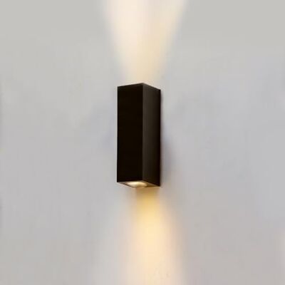M Ledme LED-vägglampa 6 W, IP54 vattentät, varmvitt ljus, 3 000 k, 520 lm, för inomhusbruk – utomhus, sovrum, hall, trädgård, uteplats. LM6155 M Ledme LED-vägglampa 6 W, IP54 vattentät, varmvitt ljus, 3 000 k, 520 lm, för inomhusbruk – utomhus, sovrum, hall, trädgård, uteplats. LM6155