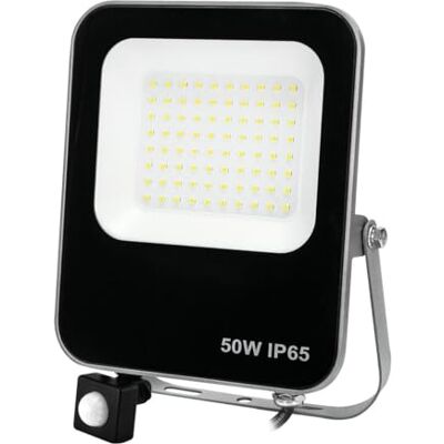 Brightium 50 W LED-projektor med sensor, kallt ljus, perfekt för att belysa utrymmen med energieffektivitet och överlägsen kvalitet, perfekt för hemmet eller kontoret. Brightium 50 W LED-projektor med sensor, kallt ljus, perfekt för att belysa utrymmen med energieffektivitet och överlägsen kvalitet, perfekt för hemmet eller kontoret.