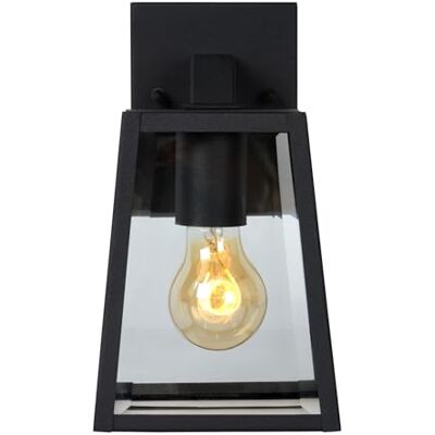 LUCIDE MATSLOT – vägglampa utomhus – 1xE27 – IP23 – svart LUCIDE MATSLOT – vägglampa utomhus – 1xE27 – IP23 – svart