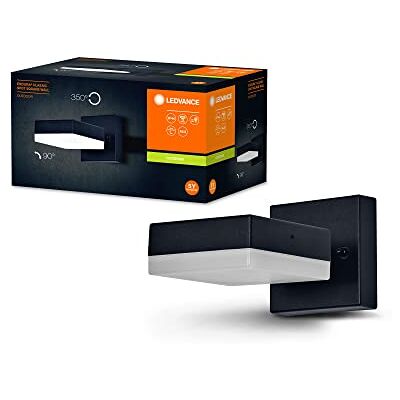 LEDVANCE ENDURA Classic Spot Square utomhusvägglampa, svart, med GX53-sockel (max 12W) för enkelt lampbyte, riktat huvud, IP44-skydd LEDVANCE ENDURA Classic Spot Square utomhusvägglampa, svart, med GX53-sockel (max 12W) för enkelt lampbyte, riktat huvud, IP44-skydd